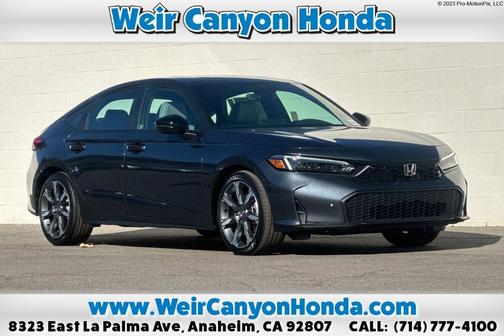 Meteorite Gray Metallic 2026 Honda Civic Hybrid Sport Touring
