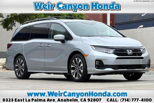 Solar Silver Metallic 2026 Honda Odyssey Elite