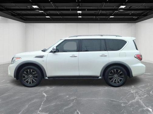 White 2018 Nissan Armada Platinum