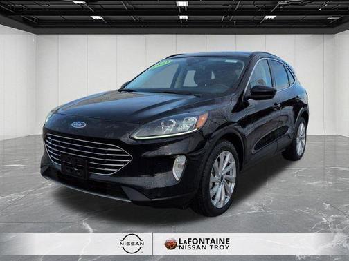 Antimatter Blue Metallic 2021 Ford Escape Titanium