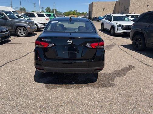 Black 2025 Nissan Versa 1.6 SV