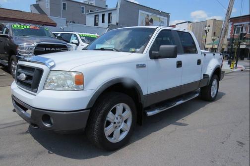 Oxford White Clearcoat/Dark Shadow Grey Clearcoat Metallic 2007 Ford F-150 FX4 SuperCrew Flareside