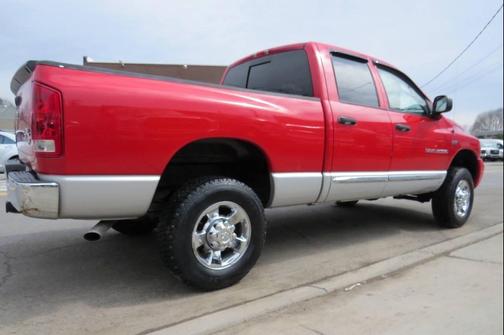 Red 2006 Dodge Ram 2500 Laramie Quad Cab