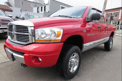 Red 2006 Dodge Ram 2500 Laramie Quad Cab