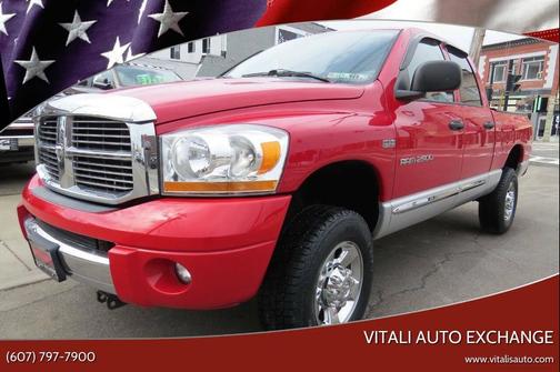 Red 2006 Dodge Ram 2500 Laramie Quad Cab