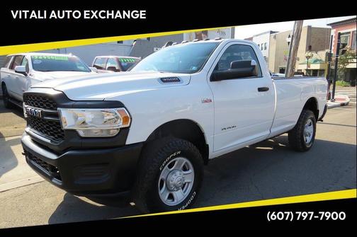Bright White Clearcoat 2019 RAM 3500 Tradesman Regular Cab 4x4 8' Box