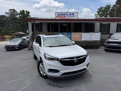 White Frost Tricoat 2019 Buick Enclave Essence