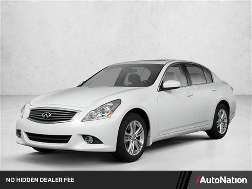 Moonlight White 2012 INFINITI G37x Base