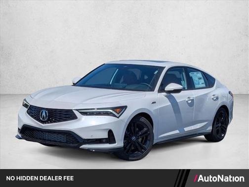 Platinum White Pearl 2026 Acura Integra FWD A-Spec with Technology