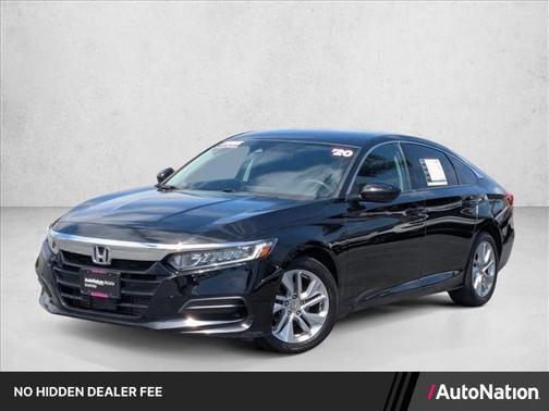 Crystal Black Pearl 2020 Honda Accord LX 1.5T
