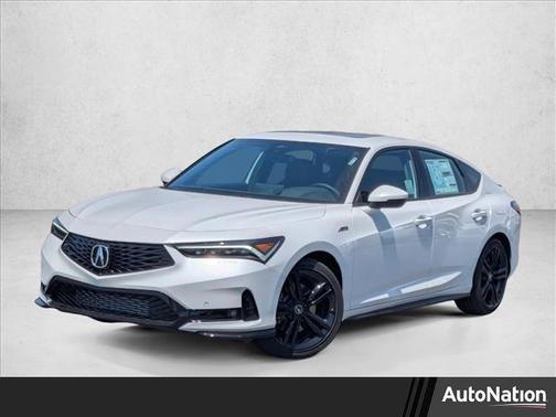 Platinum White Pearl 2026 Acura Integra FWD A-Spec with Technology