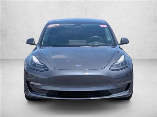 Silver/Gray 2022 Tesla Model 3 Performance