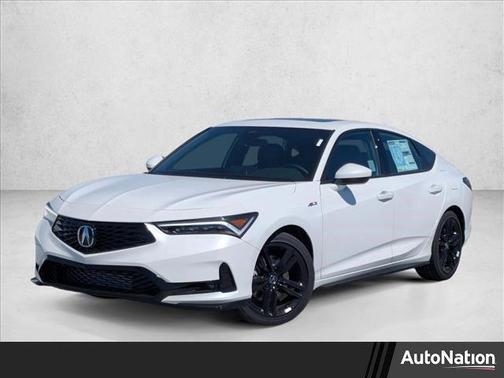 Platinum White Pearl 2026 Acura Integra FWD A-Spec