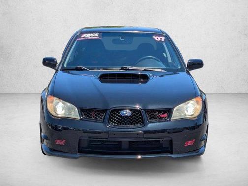Obsidian Black Pearl 2007 Subaru Impreza WRX Sti