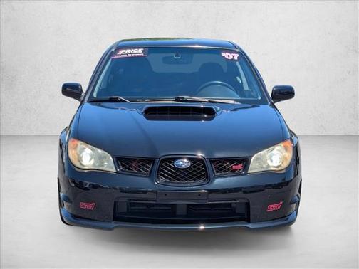 Obsidian Black Pearl 2007 Subaru Impreza WRX Sti