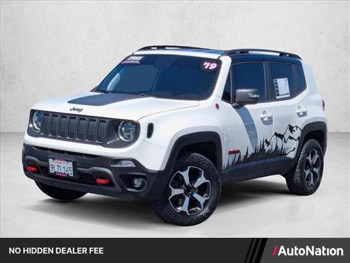 Alpine White Clearcoat 2019 Jeep Renegade Trailhawk