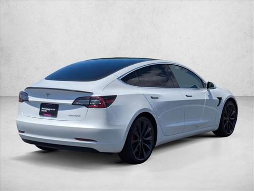 Pearl White Multi-Coat 2020 Tesla Model 3 Performance