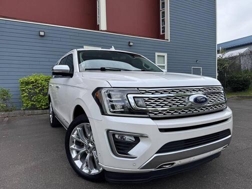 White Platinum Metallic Tri-Coat 2018 Ford Expedition Platinum