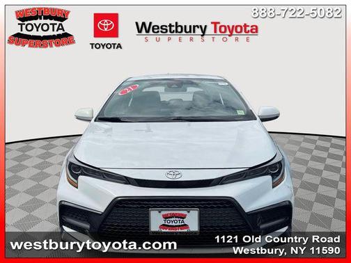 Super White 2021 Toyota Corolla SE
