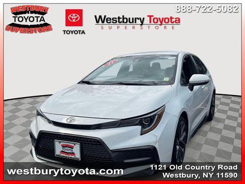 Super White 2021 Toyota Corolla SE