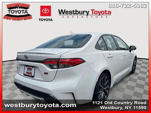 Super White 2021 Toyota Corolla SE