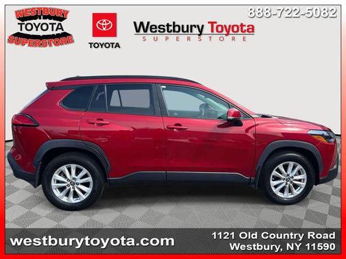 Barcelona Red Metallic 2022 Toyota Corolla Cross LE