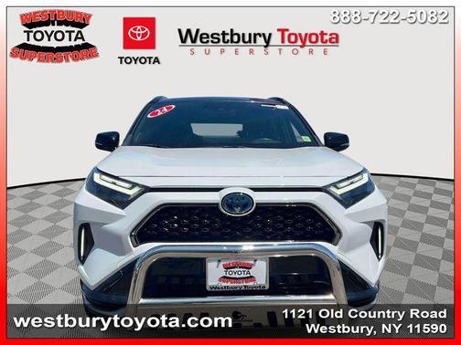 Wind Chill Pearl/Midnight Black Metallic 2024 Toyota RAV4 Prime XSE