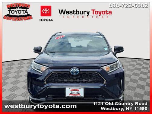 Blue Print w/Midnight Black Roof 2021 Toyota RAV4 Prime XSE