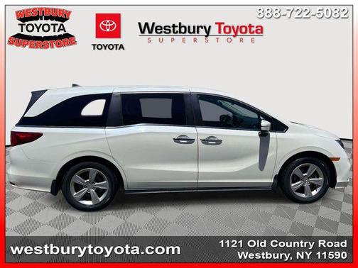 White Diamond Pearl 2019 Honda Odyssey EX-L