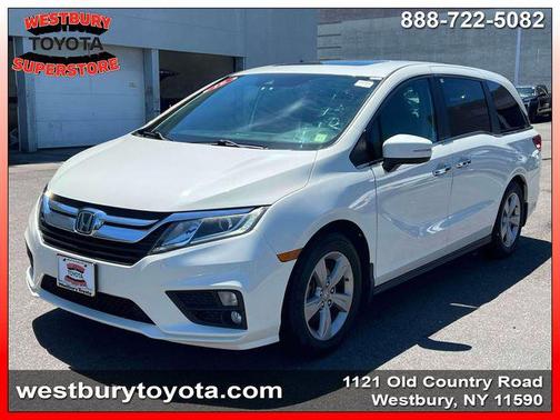 White Diamond Pearl 2019 Honda Odyssey EX-L