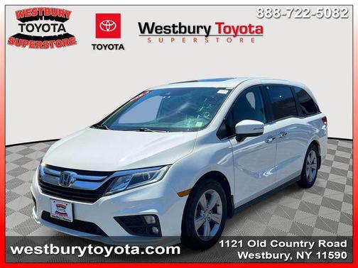 White Diamond Pearl 2019 Honda Odyssey EX-L