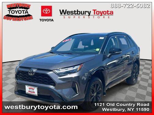 Midnight Black Metallic 2025 Toyota RAV4 Hybrid SE