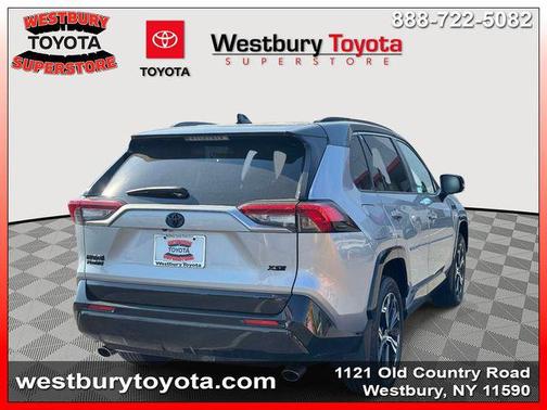 Silver Sky Metallic/Midnight Black Metallic 2023 Toyota RAV4 Prime XSE