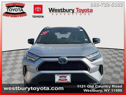 Silver Sky Metallic/Midnight Black Metallic 2023 Toyota RAV4 Prime XSE