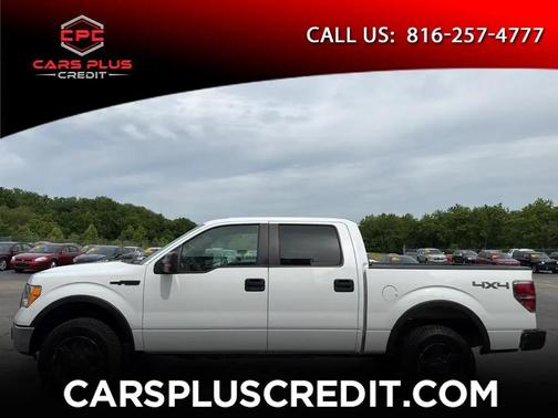 WHITE 2010 Ford F-150 XLT SuperCrew