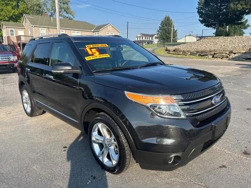 BLACK 2015 Ford Explorer Limited