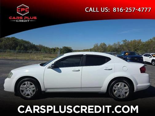 WHITE 2012 Dodge Avenger Base
