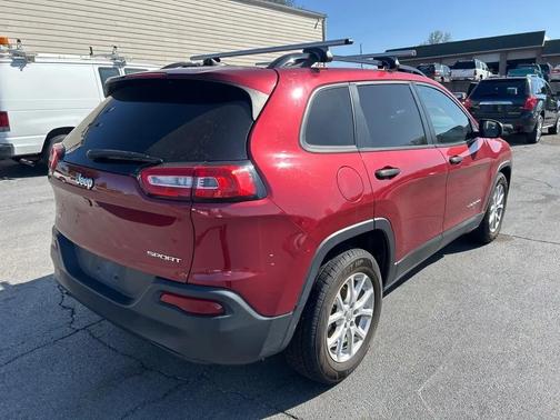 RED 2016 Jeep Cherokee Sport
