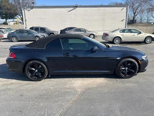 BLACK 2009 BMW 650 650i Convertible