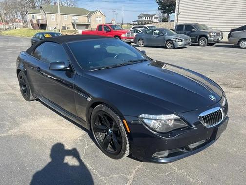 BLACK 2009 BMW 650 650i Convertible