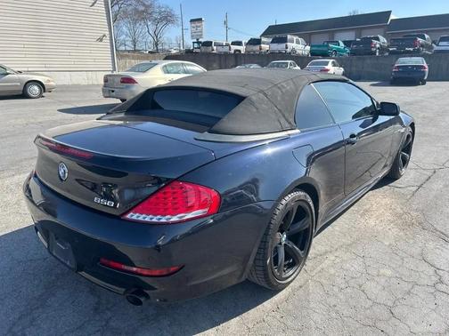 BLACK 2009 BMW 650 650i Convertible