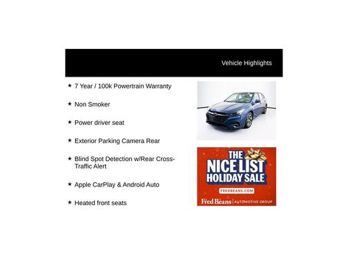 2025 Subaru Legacy Premium