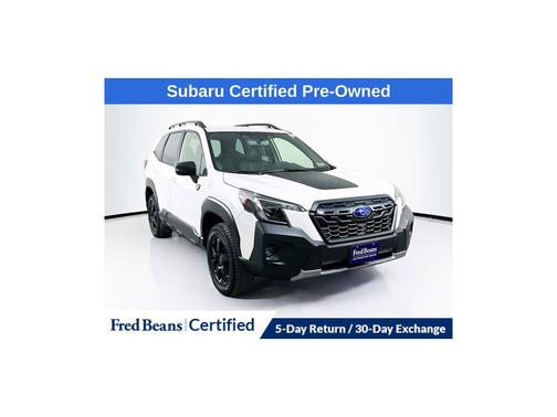 Crystal White Pearl 2022 Subaru Forester Wilderness SUV