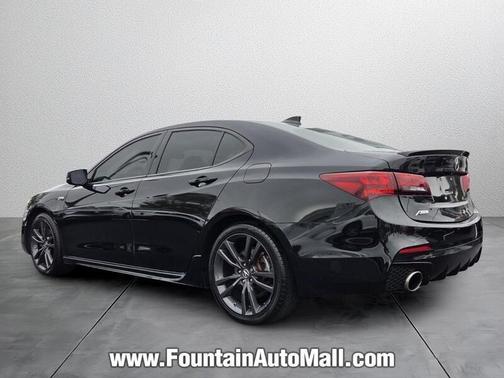 Black 2020 Acura TLX W/TECHNOLOGY/A-SPEC PKG