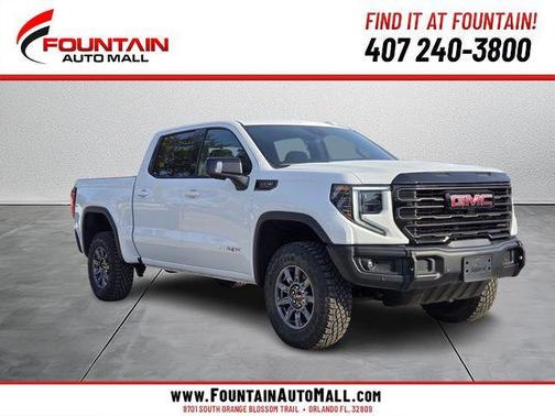 Summit White 2026 GMC Sierra 1500 AT4X