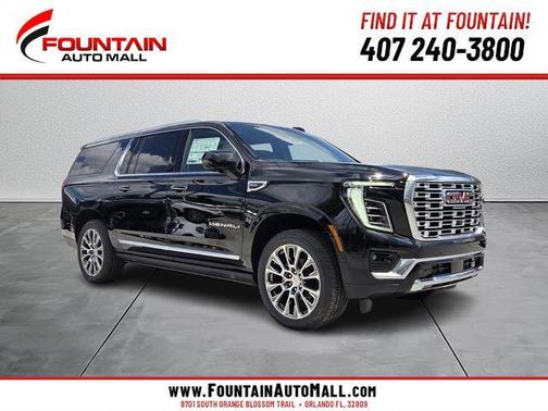 Onyx Black 2026 GMC Yukon XL Denali