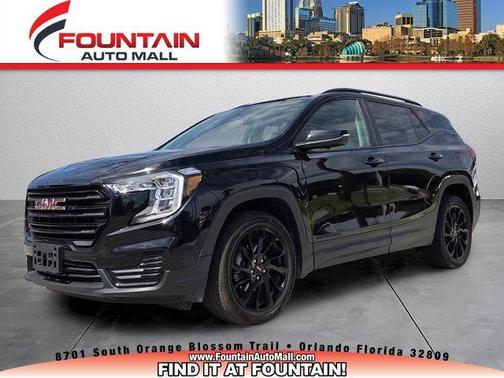 Ebony Twilight Metallic 2023 GMC Terrain SLE