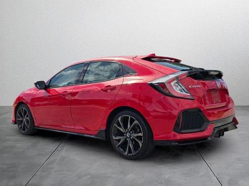 Red 2019 Honda Civic Sport