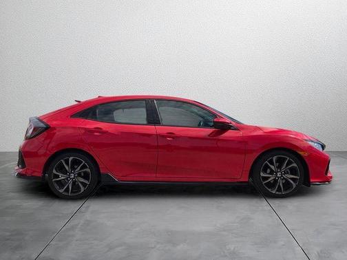 Red 2019 Honda Civic Sport