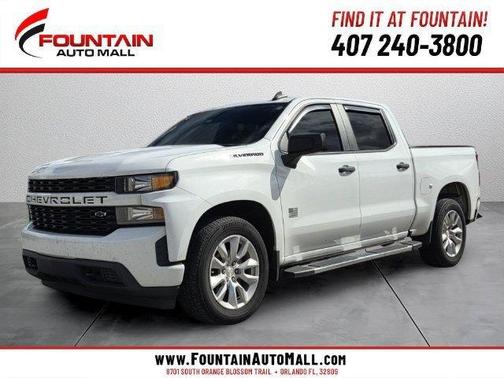White 2021 Chevrolet Silverado 1500 Custom